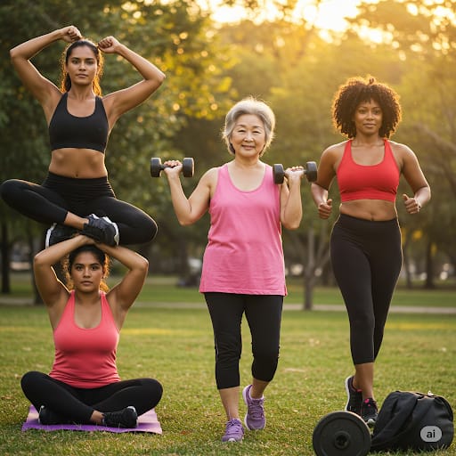 Women's fitness health
