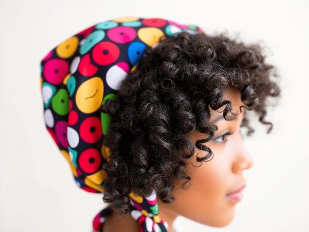 curly hair bonnet