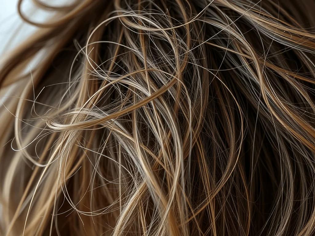 frizzy-damaged hair
