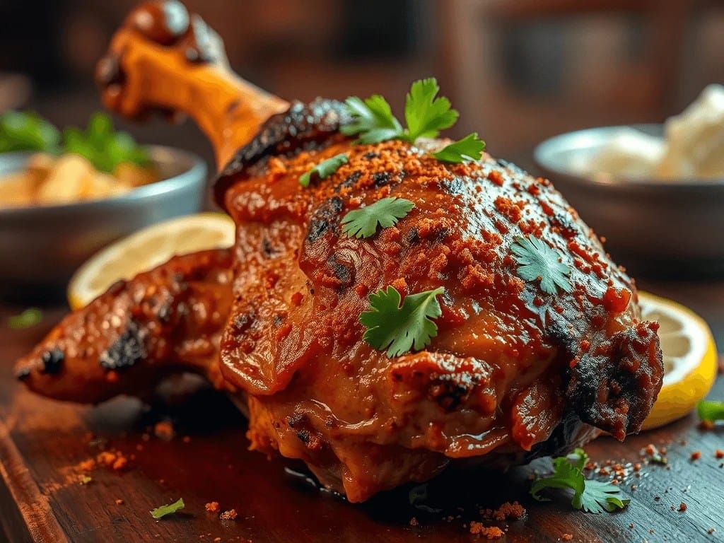 mutton leg tandoori