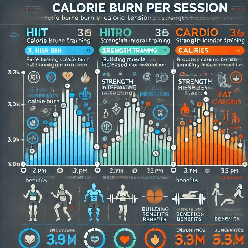 Calories Burn per session