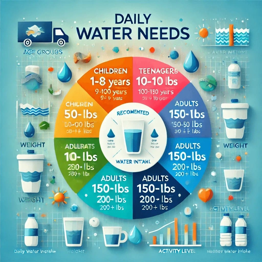 daily water needs