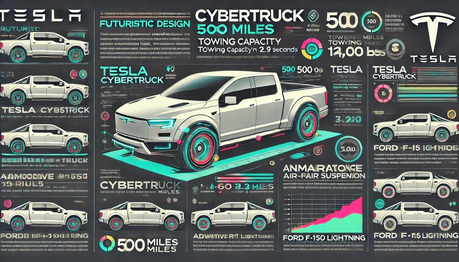 Tesla Cybertruck infographics 2