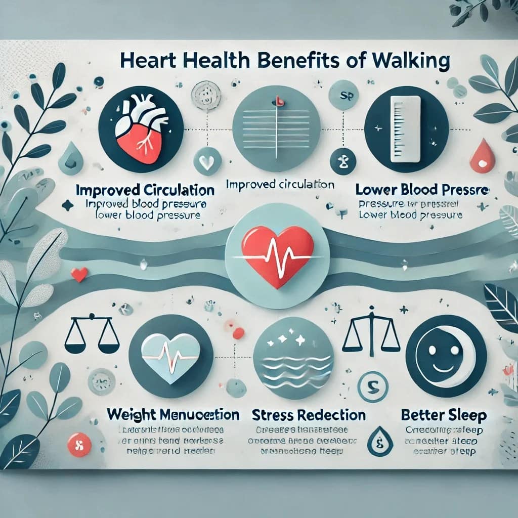 Heart Health Benefits of Walking
