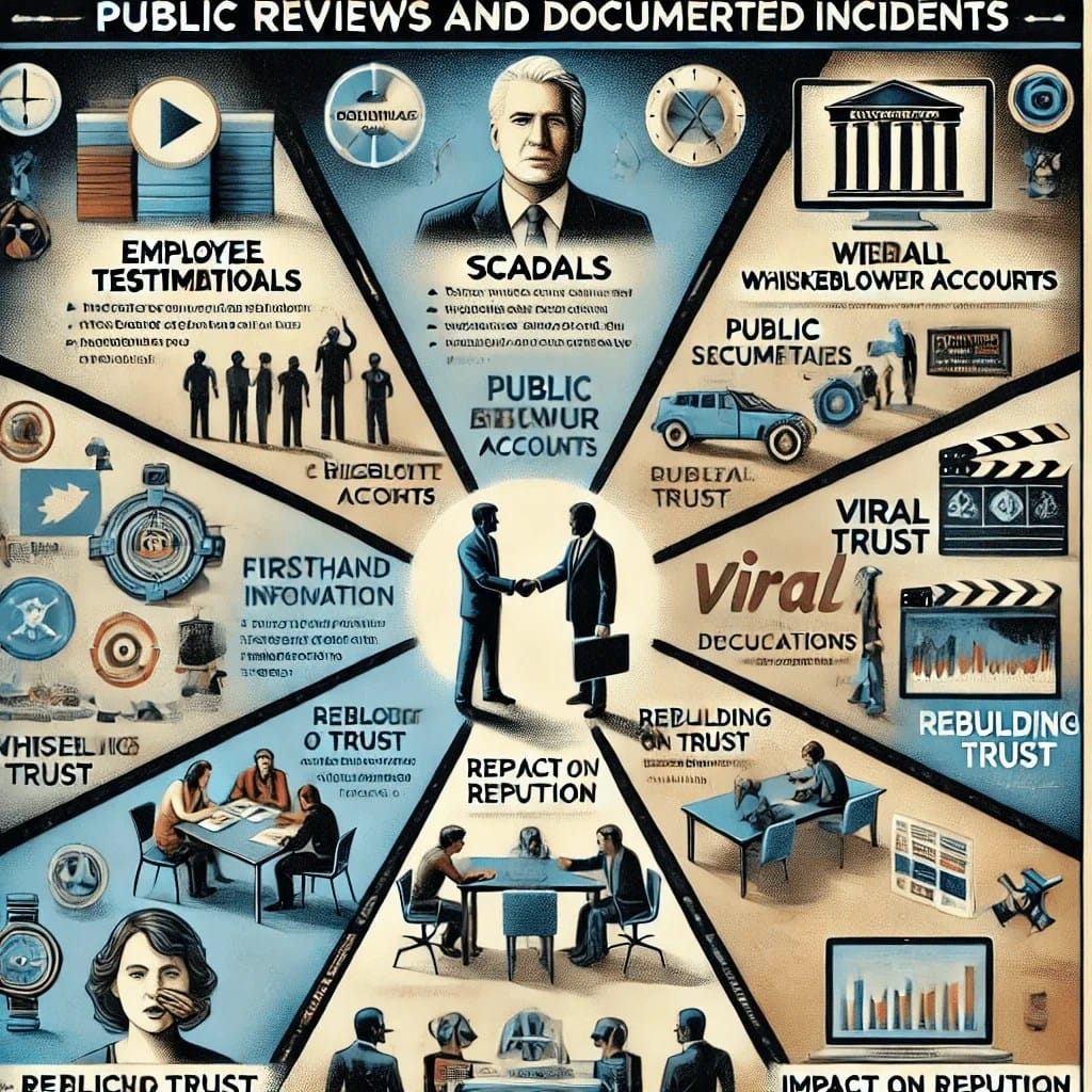 Public Reviews Scandals