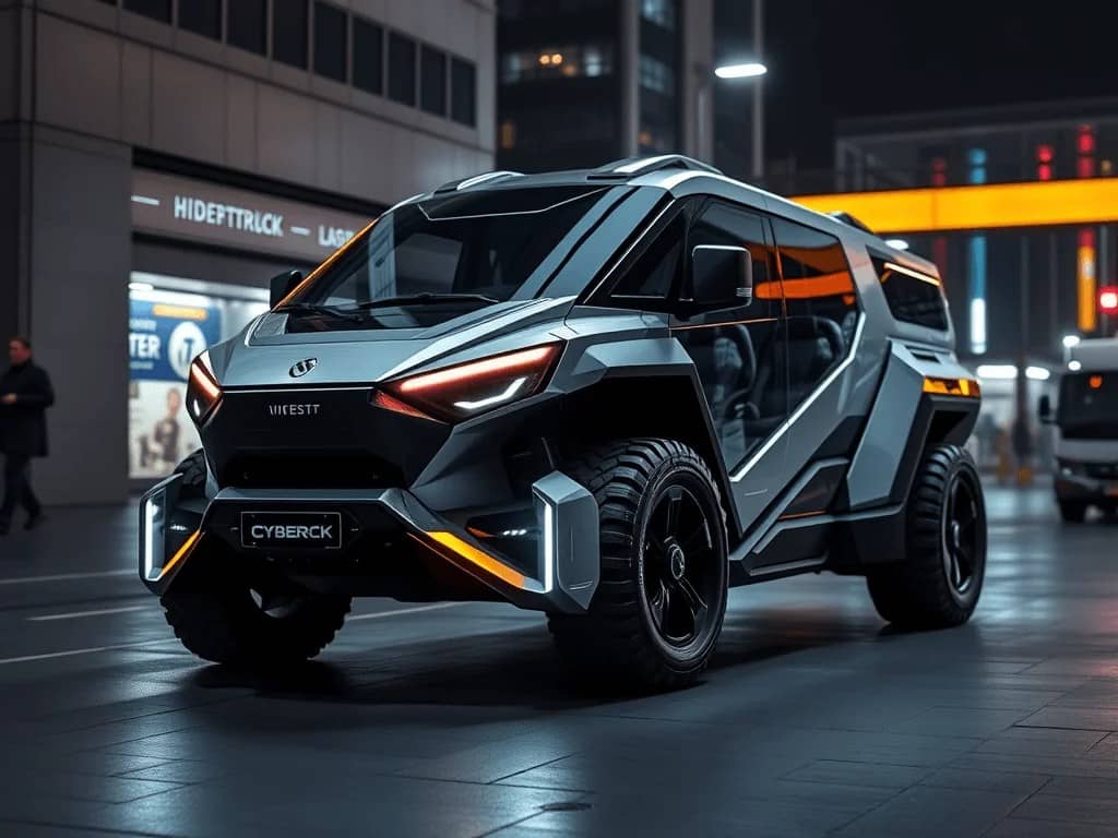 Tesla Cybertruck designs 