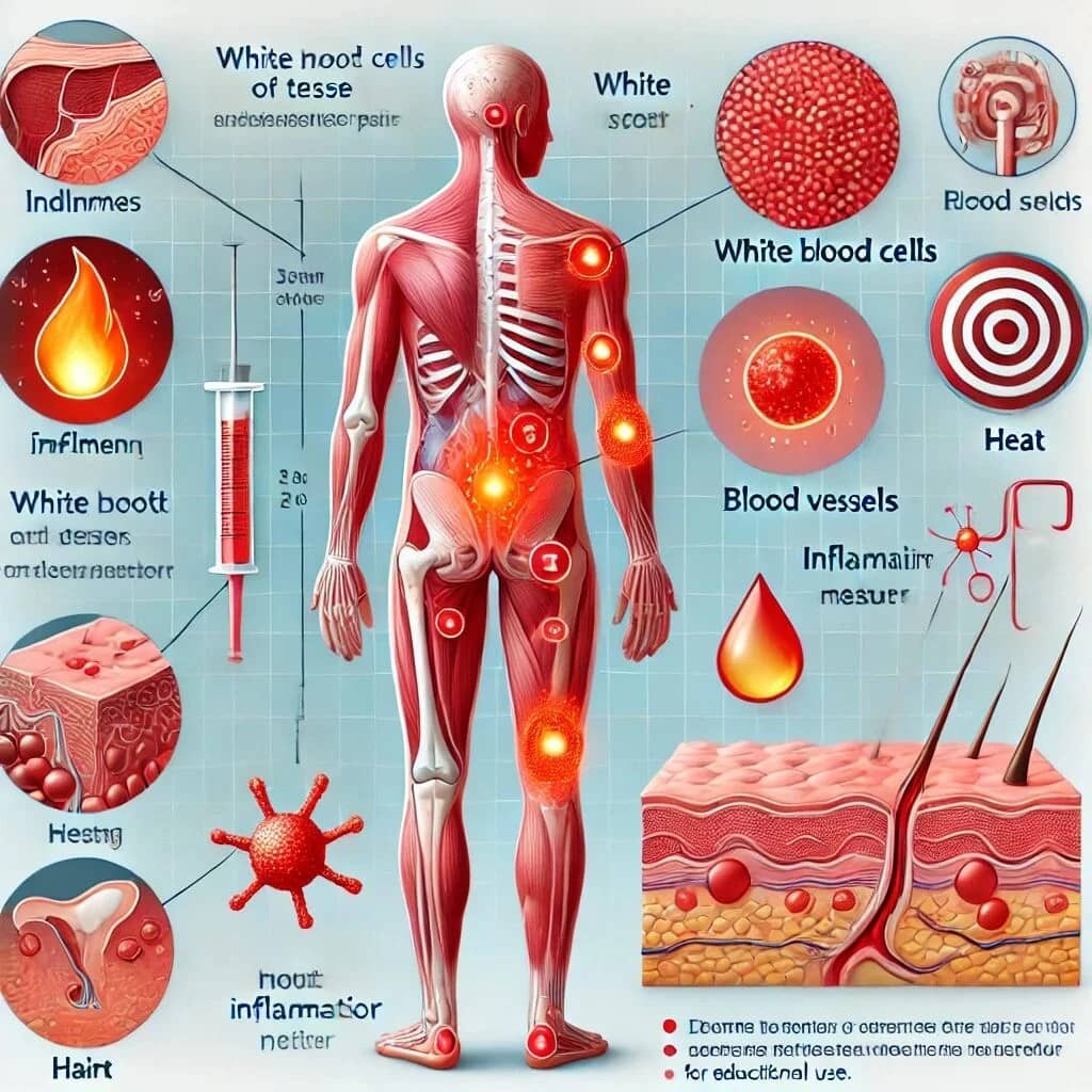 image showing Inflammation: anti-inflammatory diet foods
