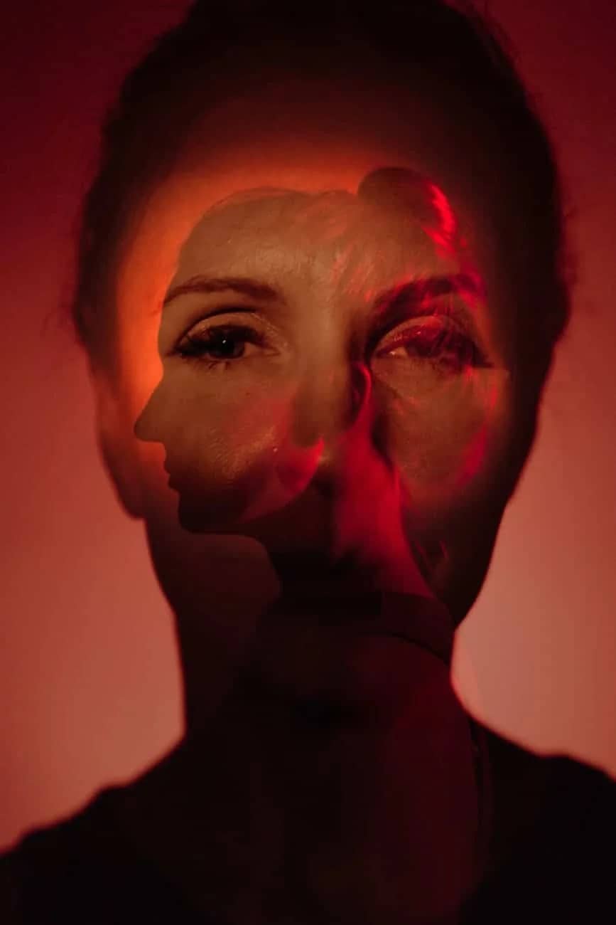 portrait of a woman with a double exposure effect: Best Anti-Wrinkle Cream