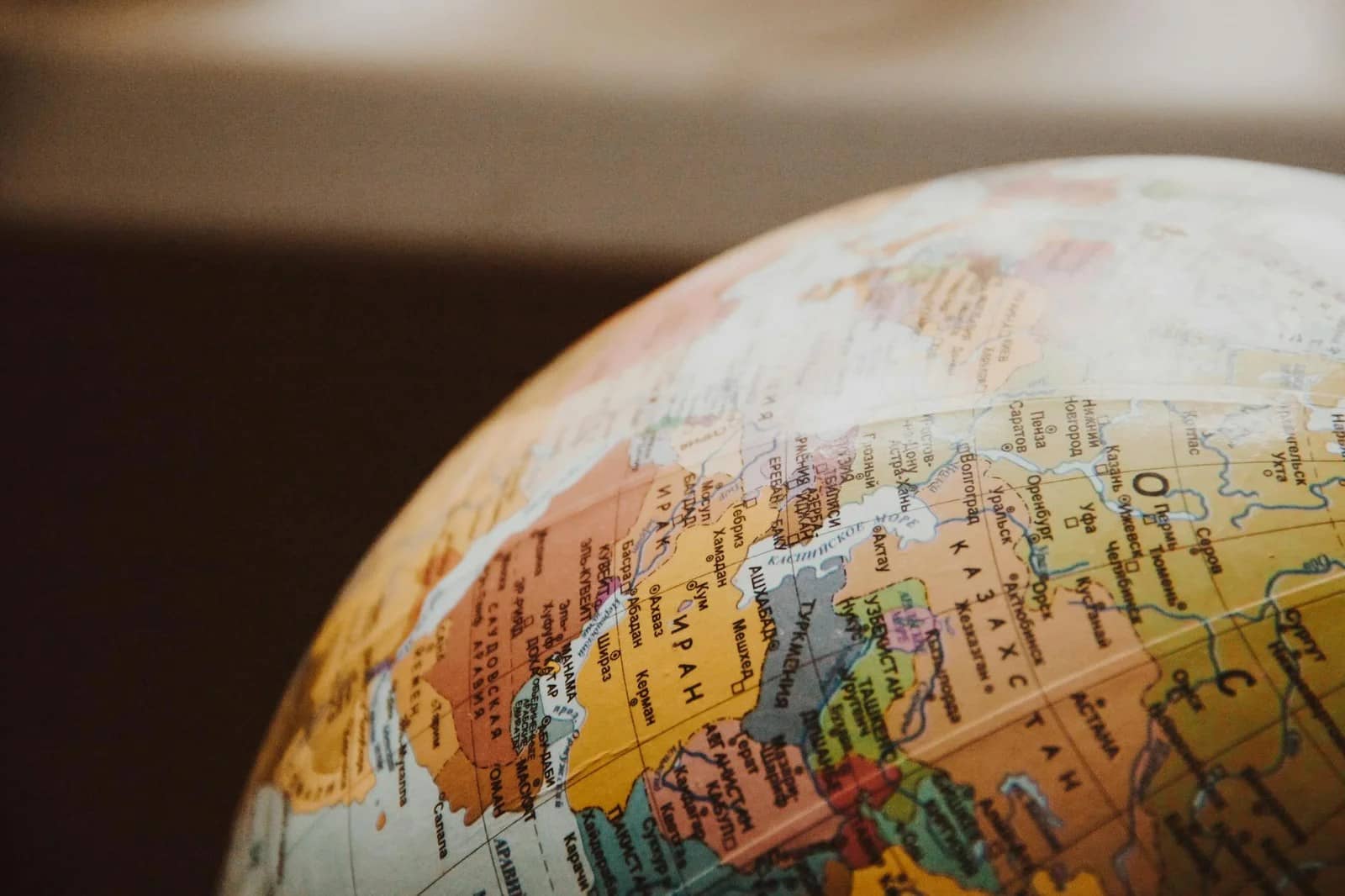 Tax policy 2025: close up of globe