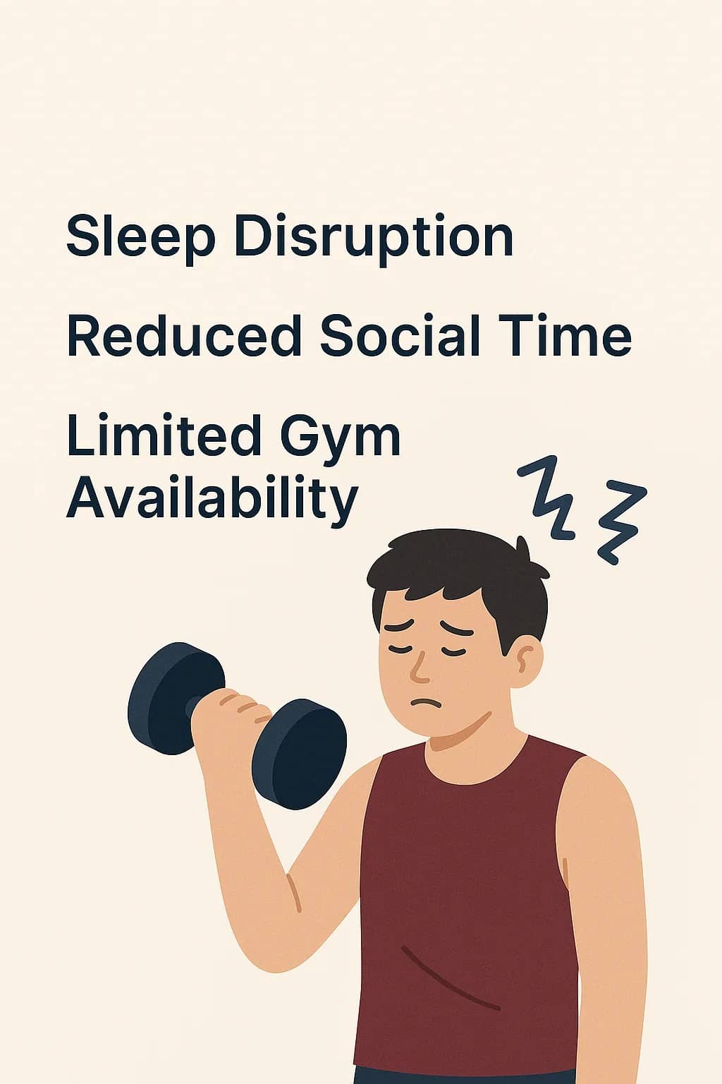 Drawbacks of evening workouts
