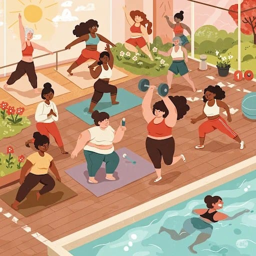 Women's fitness health